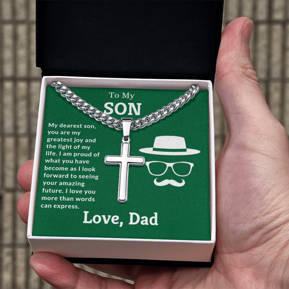 Gift For My Son--Cross Necklace.