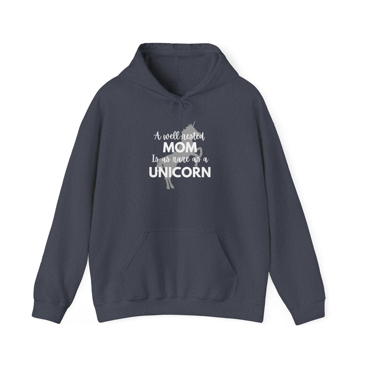 A well-rested mom is rare as a unicorn Unisex Heavy Blend™ Hooded Sweatshirt