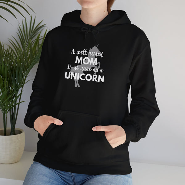 A well-rested mom is rare as a unicorn Unisex Heavy Blend™ Hooded Sweatshirt