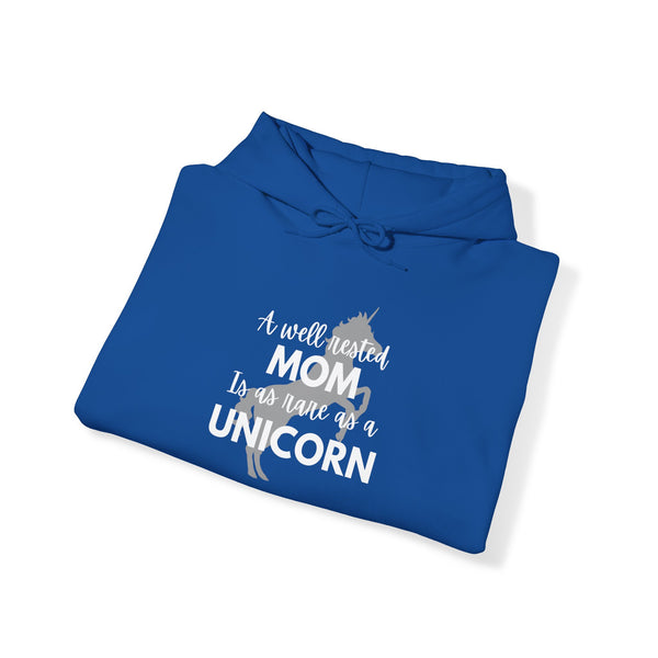 A well-rested mom is rare as a unicorn Unisex Heavy Blend™ Hooded Sweatshirt