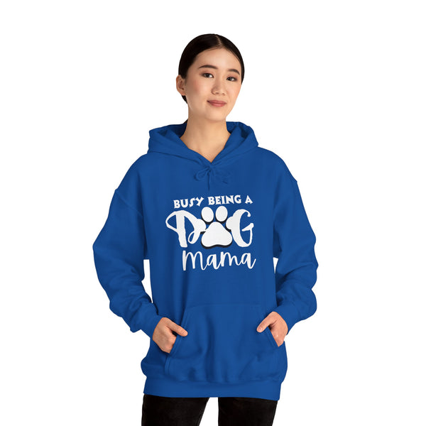 Busy Being a Dog Mama Unisex Heavy Blend™ Hooded Sweatshirt