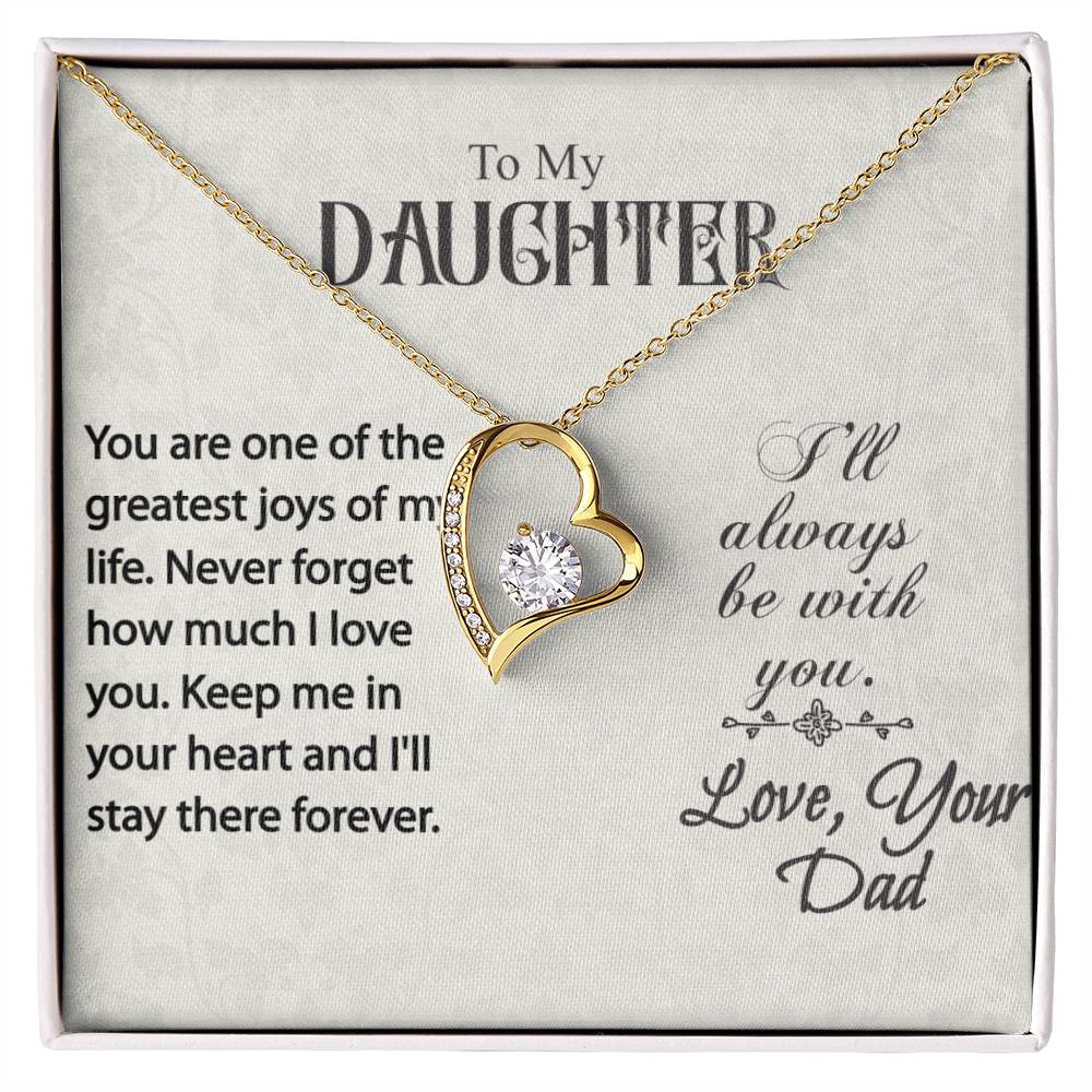 Gift For My Daughter--Never Forget How Much I love You.